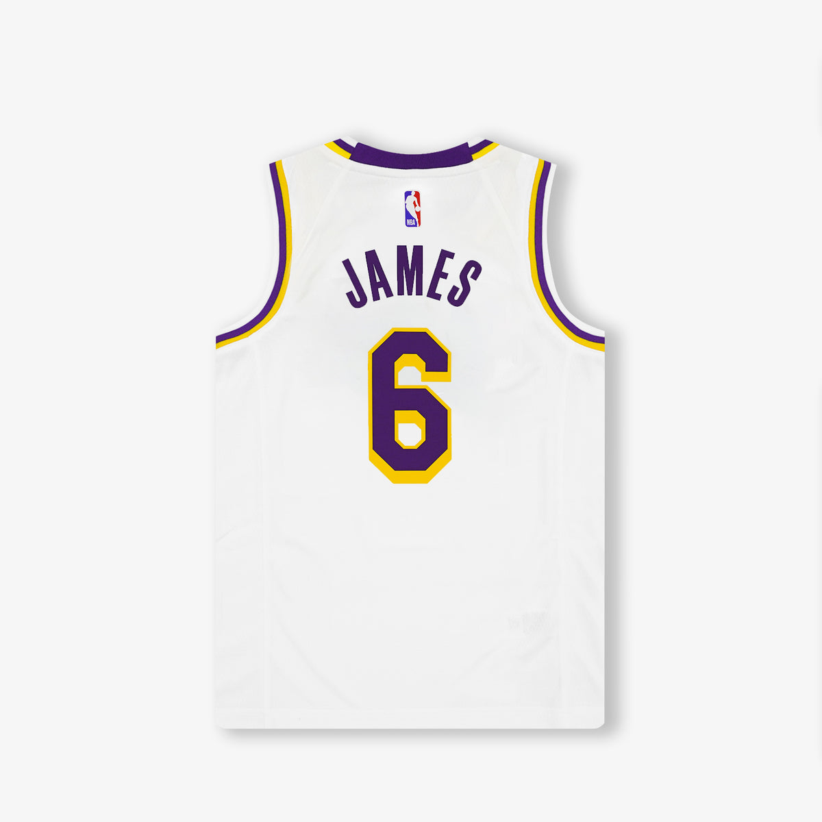 LeBron James Los Angeles Lakers Nike Youth Swingman Jersey - City Edition -  White