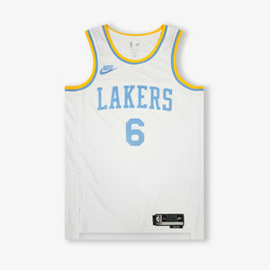 Los Angeles Lakers Nike Classic Edition White - Lebron James Jersey -  Sporty Threads