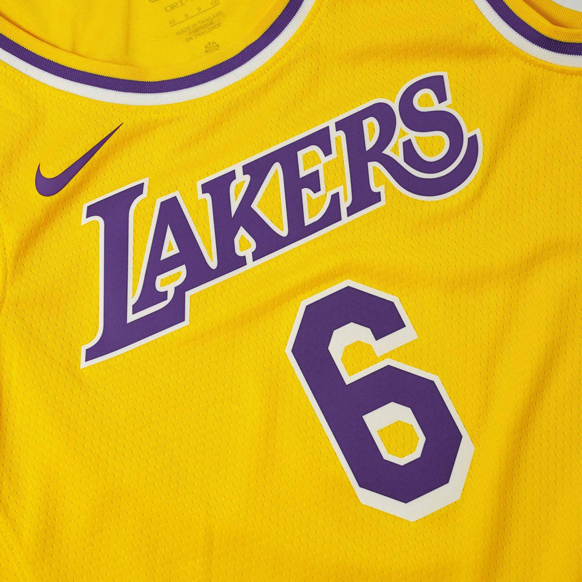 Men's LeBron James Los Angeles Lakers Icon Swingman Jersey
