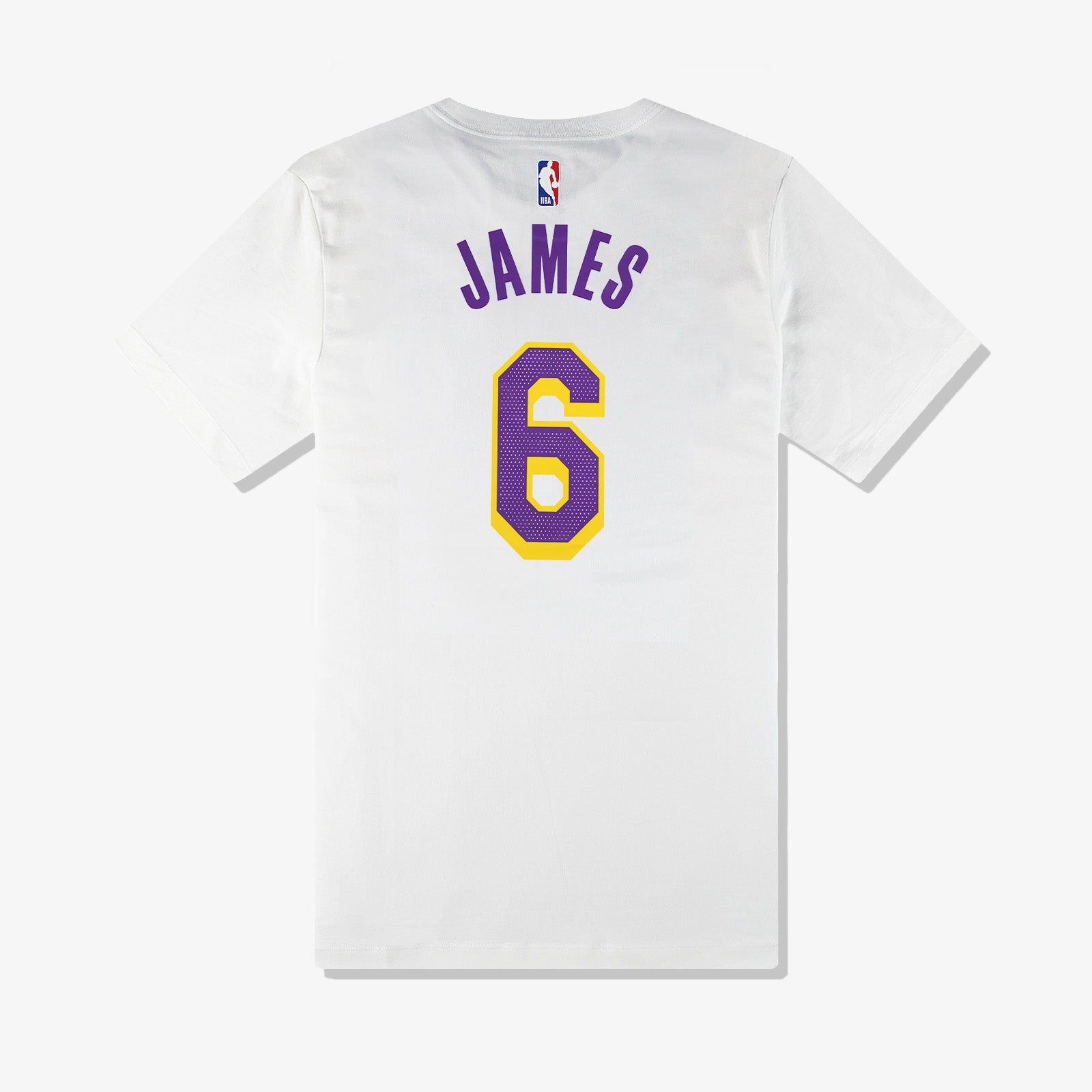 LeBron James Los Angeles Lakers 22/23 Name & Number NBA T-Shirt - Whit -  Throwback