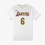 LeBron James Los Angeles Lakers 22/23 Name & Number NBA T-Shirt - White