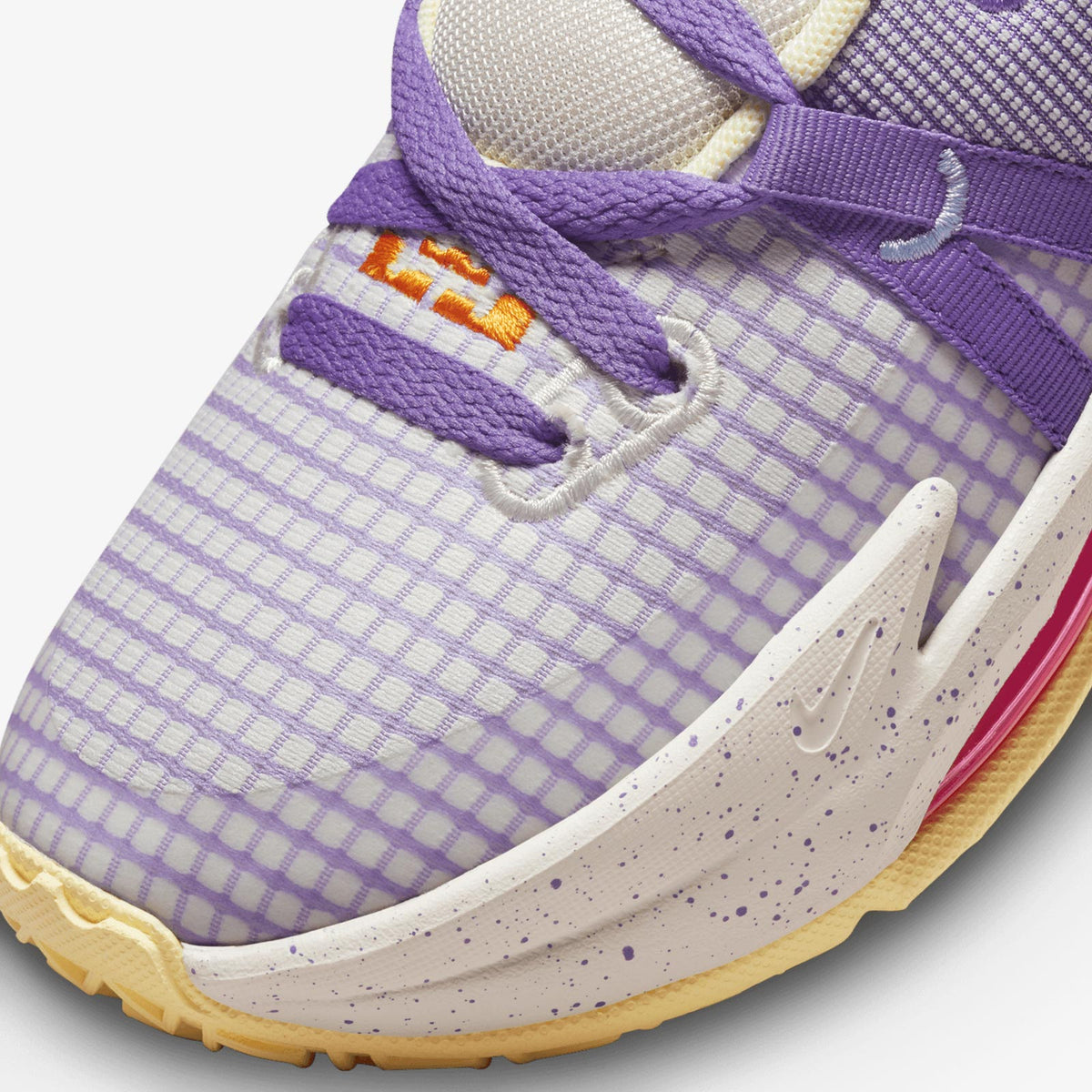 LeBron Witness 7 GS Light Brown Purple Throwback