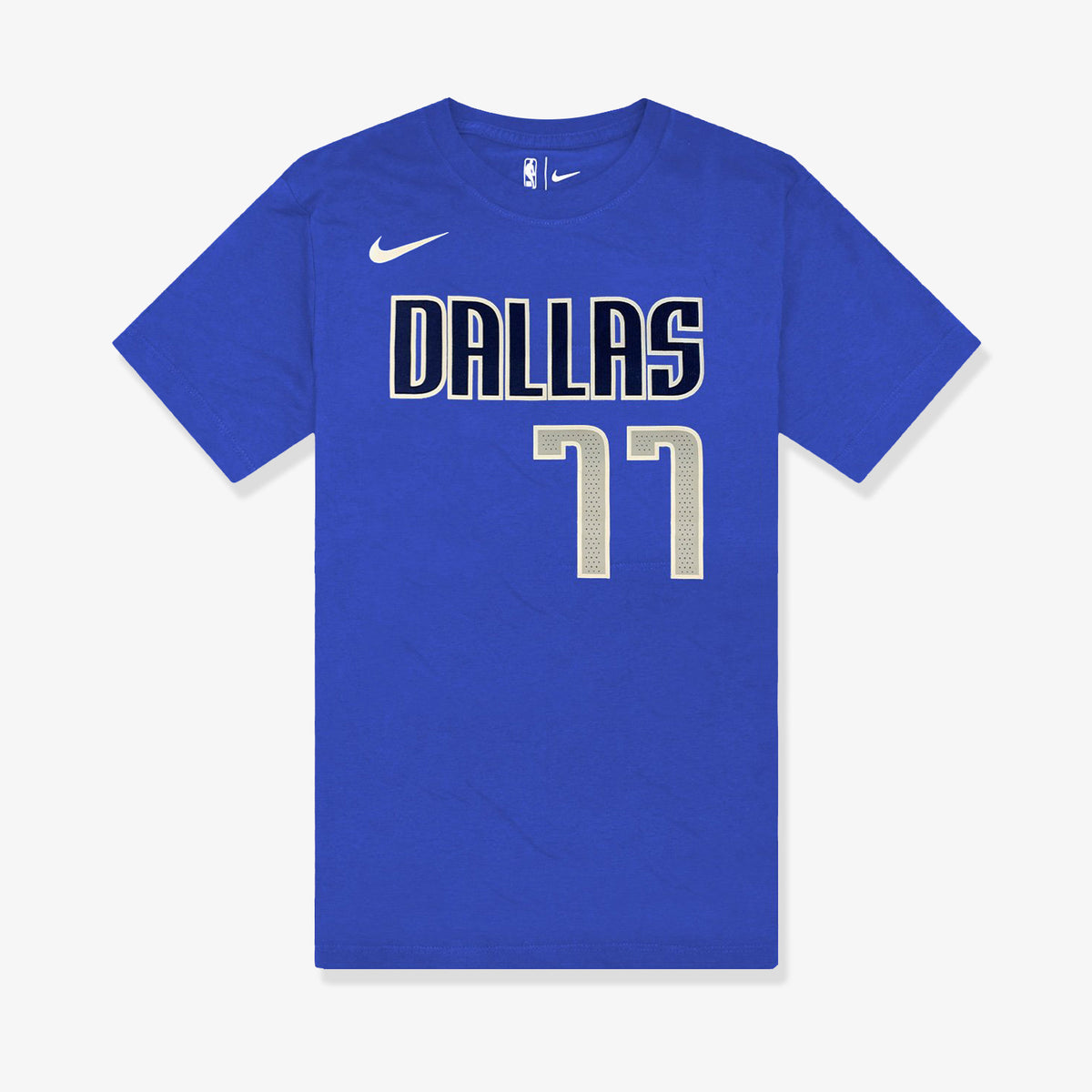 Luka Doncic Dallas Mavericks Name Number NBA T Shirt Blue