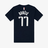 Luka Doncic Dallas Mavericks Statement Name & Number NBA T-Shirt - Navy