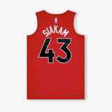 Pascal Siakam Toronto Raptors Icon Edition Swingman Jersey - Red