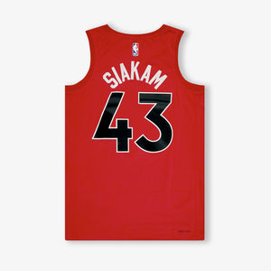 Unisex Nike Pascal Siakam Red Toronto Raptors Swingman Jersey - Icon Edition Size: Small