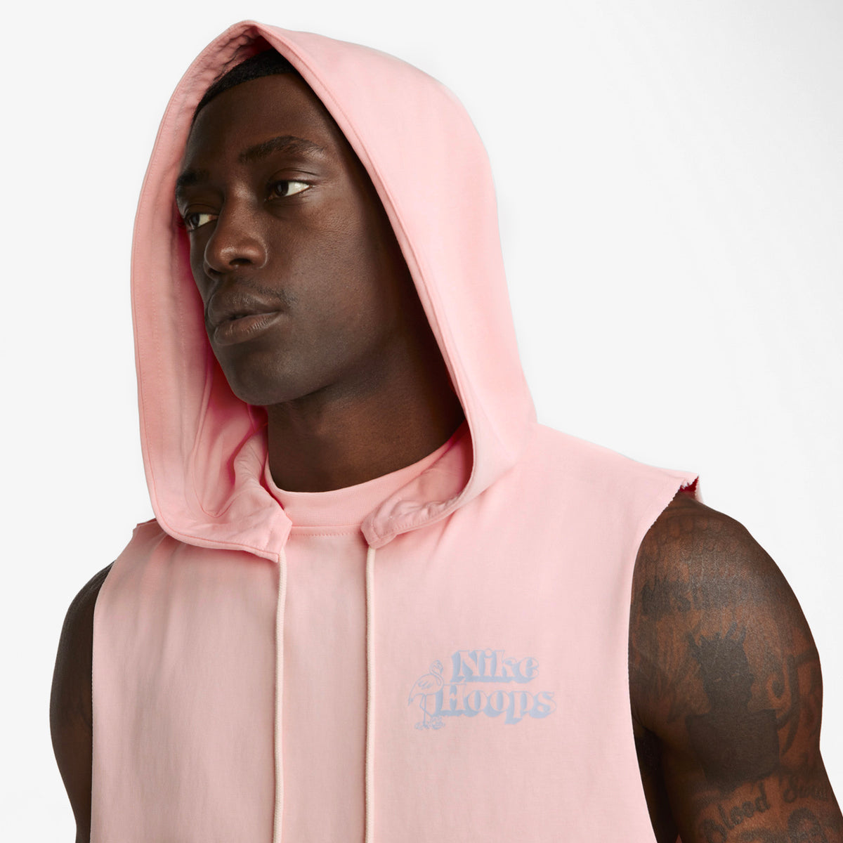 Nike hoodie online cut off sleeves
