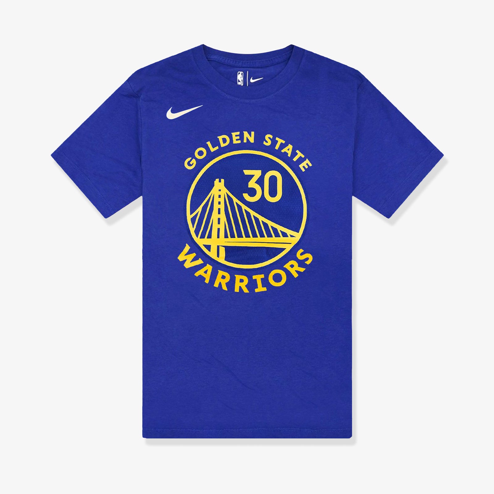 Nike Stephen Curry Golden State Warriors T-Shirt, Blue, XL