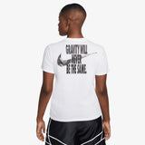 Swoosh Fly 'Gravity Will Never Be The Same' Dri-FIT Women's T-Shirt - White