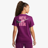 Swoosh Fly 'Gravity Will Never Be The Same' Dri-FIT Women's T-Shirt - Purple
