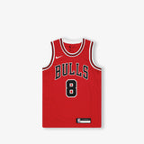 Zach LaVine Chicago Bulls Icon Edition Kids Swingman Jersey - Red