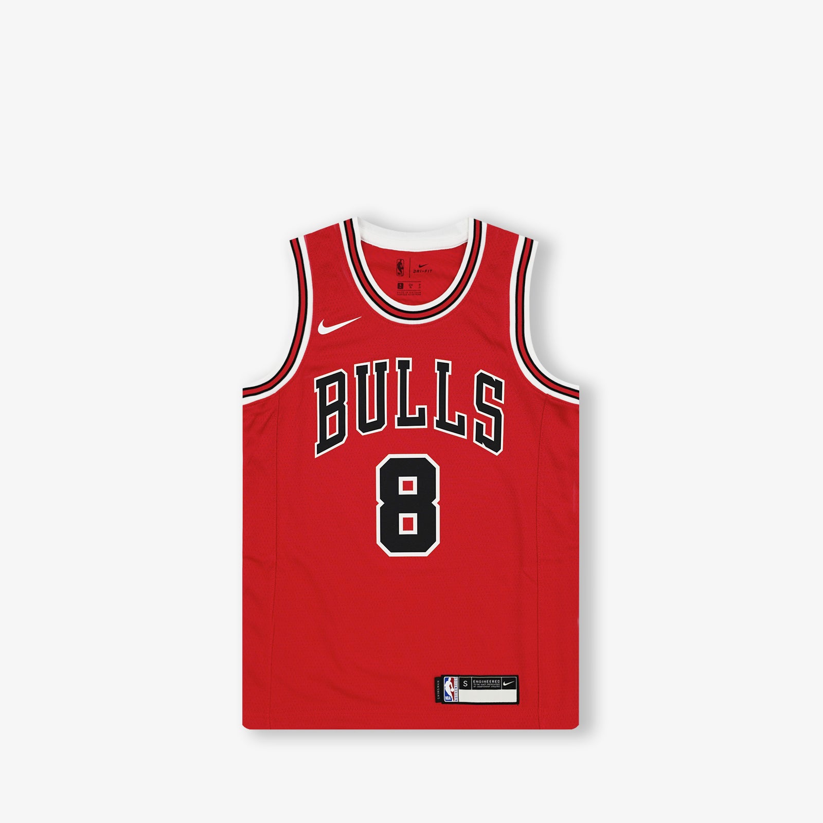 Nike NBA Zach LaVine Chicago Bulls Dri-Fit City Edition Jersey White/Red