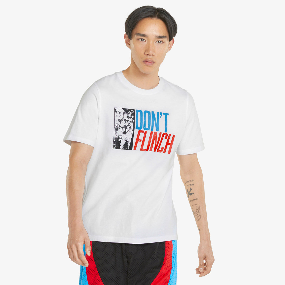 Qualifier &#39;Don&#39;t Flinch&#39; Tee - White