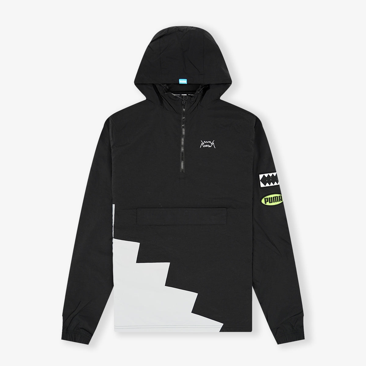 Short Corner Windbreaker - Black