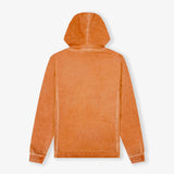 Basketball Court Top Bi-Dye Fleece Hoodie - Burnt Orange