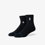 Stance NBA Logoman Quarter Socks - Black