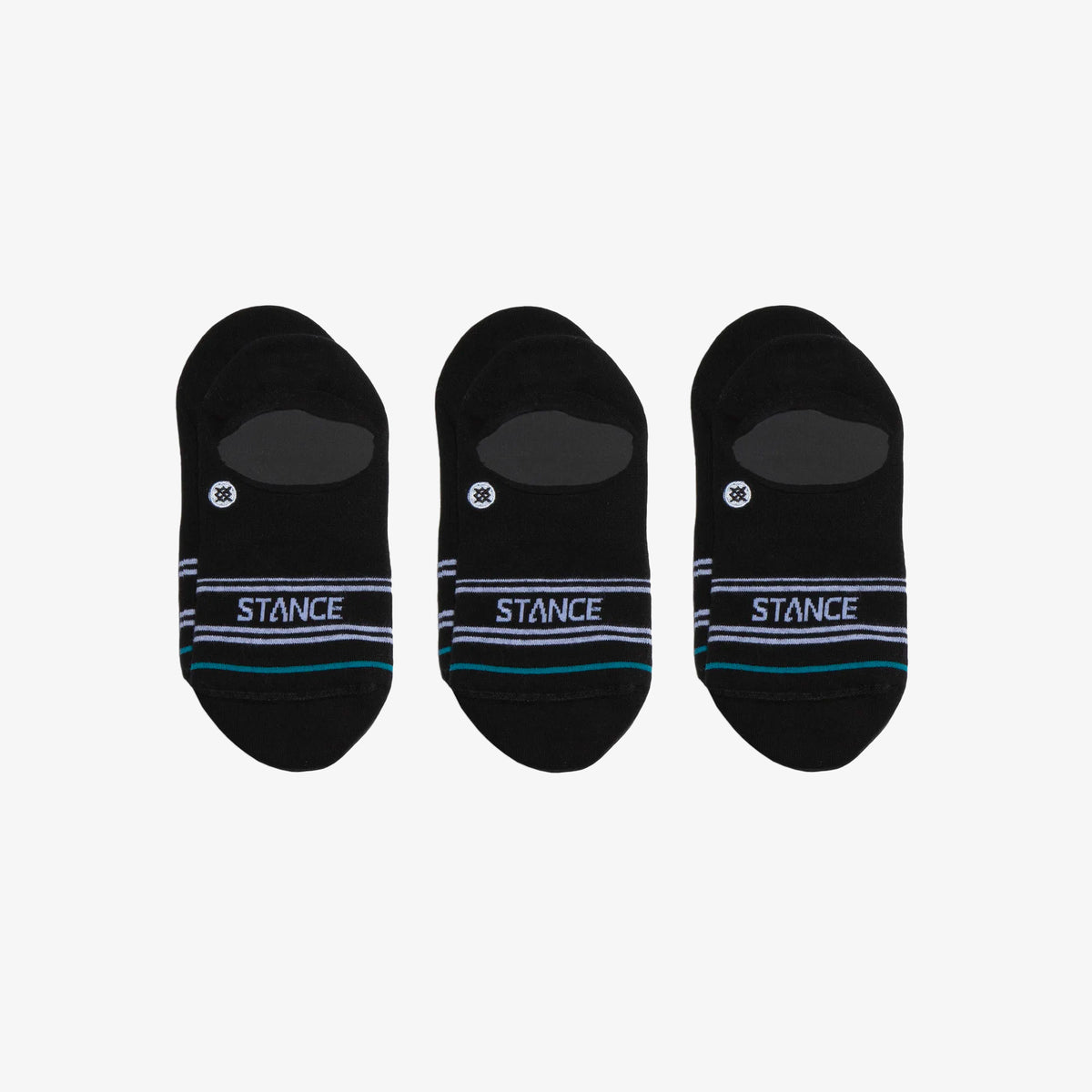 Stance Basic No Show Socks (3 Pairs) - Black