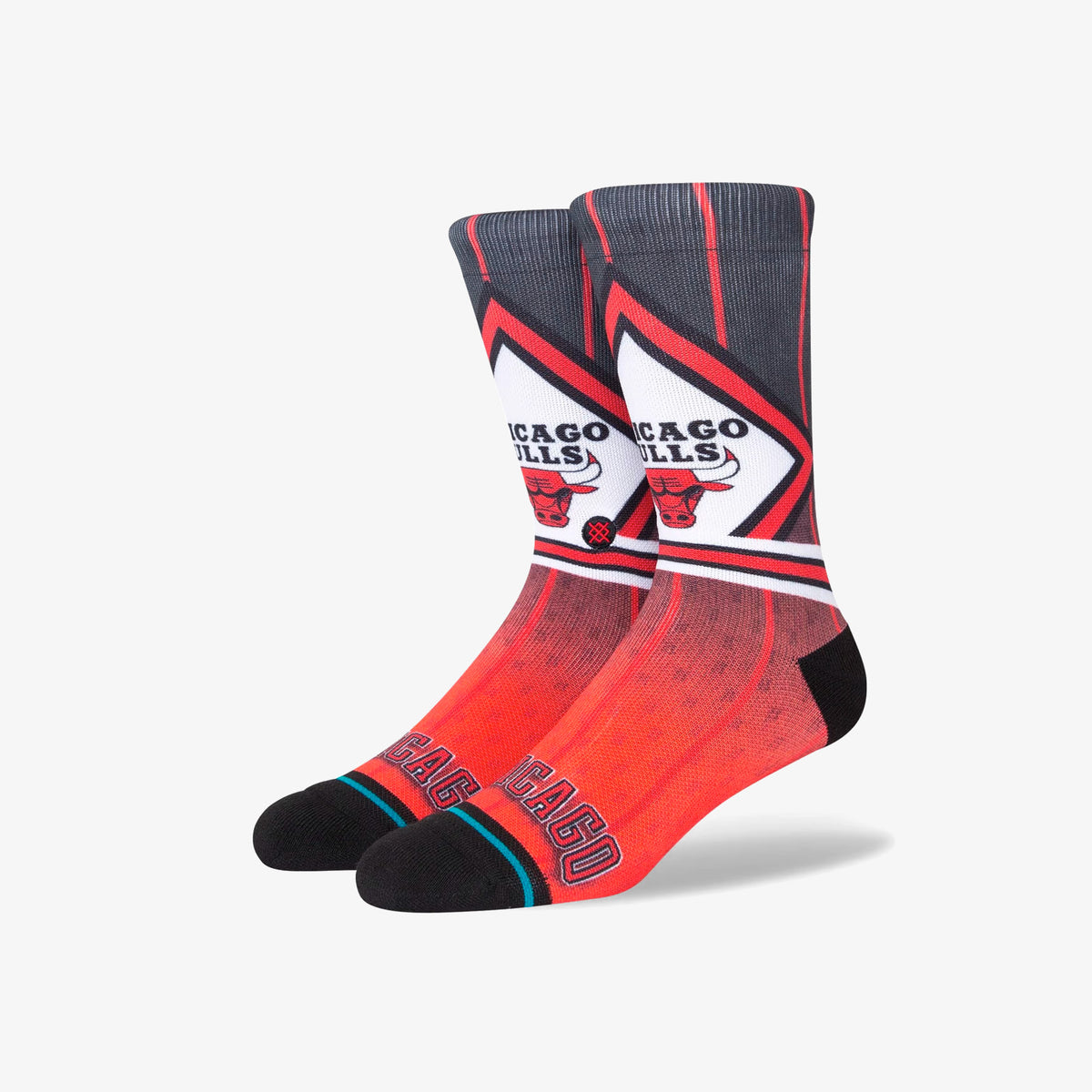 Chicago Bulls Fader Crew Socks
