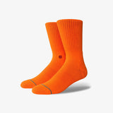 Stance Icon Athletic Crew Socks - Orange