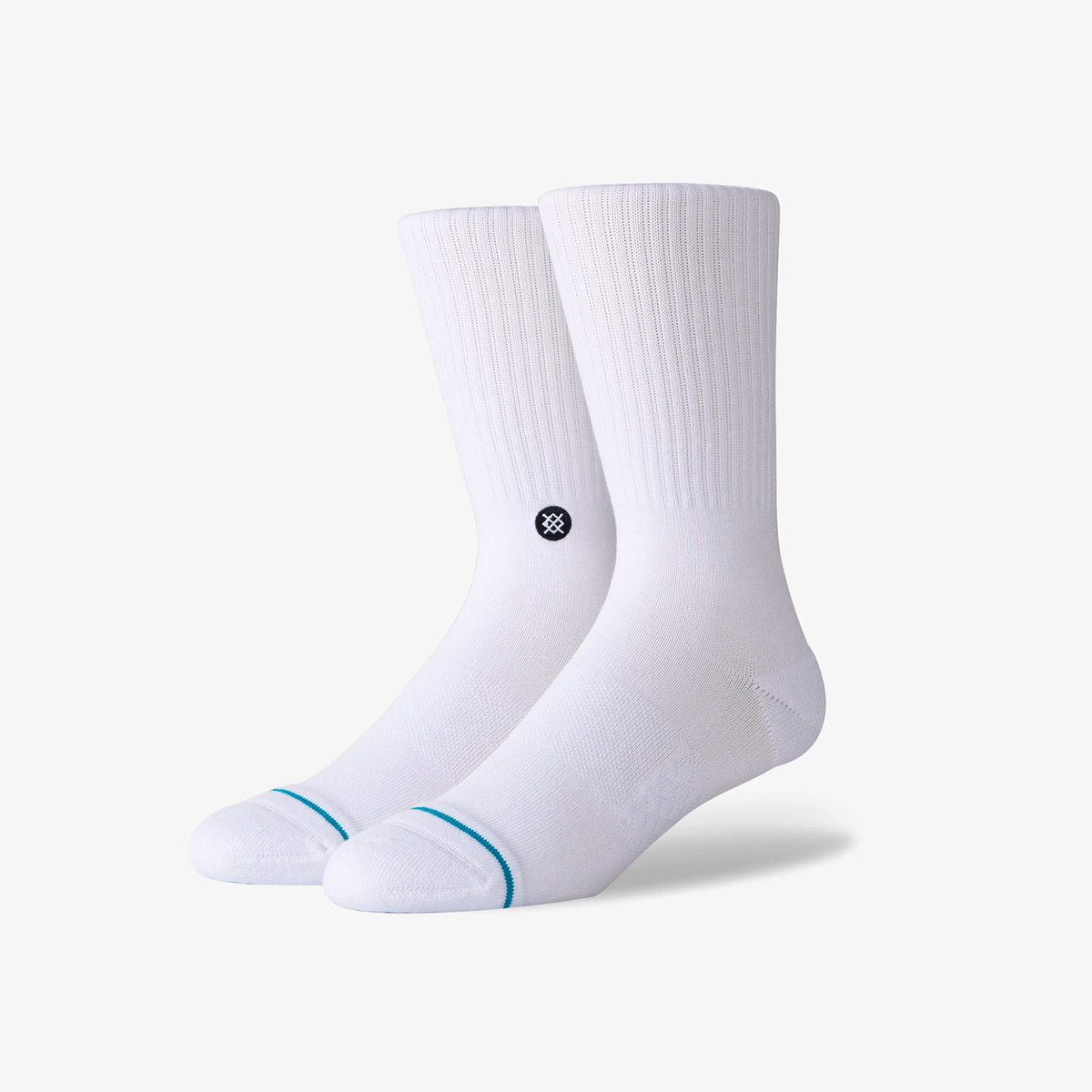 Stance Icon Athletic Crew Socks - White
