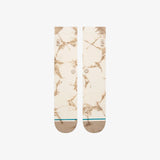 Stance NBA Logoman Dye Crew Socks - Natural