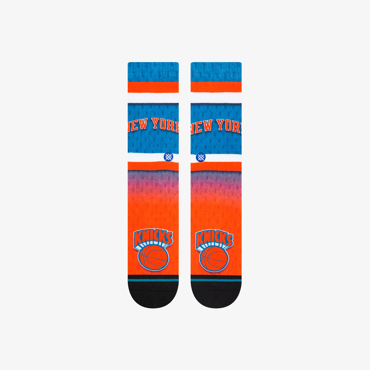 New York Knicks Fader Crew Socks