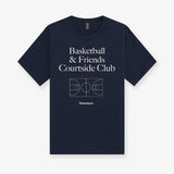 Basketball & Friends Courtside Club Tee - Nocturne Blue