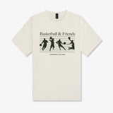 Basketball & Friends Social Tee - Off White