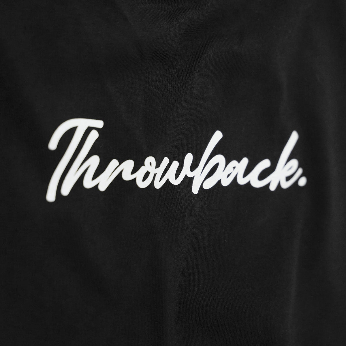 Wordmark Script Kids Tee - Black