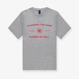Throwback X Wilson 11th Anniversary Heritage Logo Heavyweight Tee - Grey Marle
