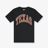 Texas Longhorns NCAA Wordmark Arch Tee - Washed Black