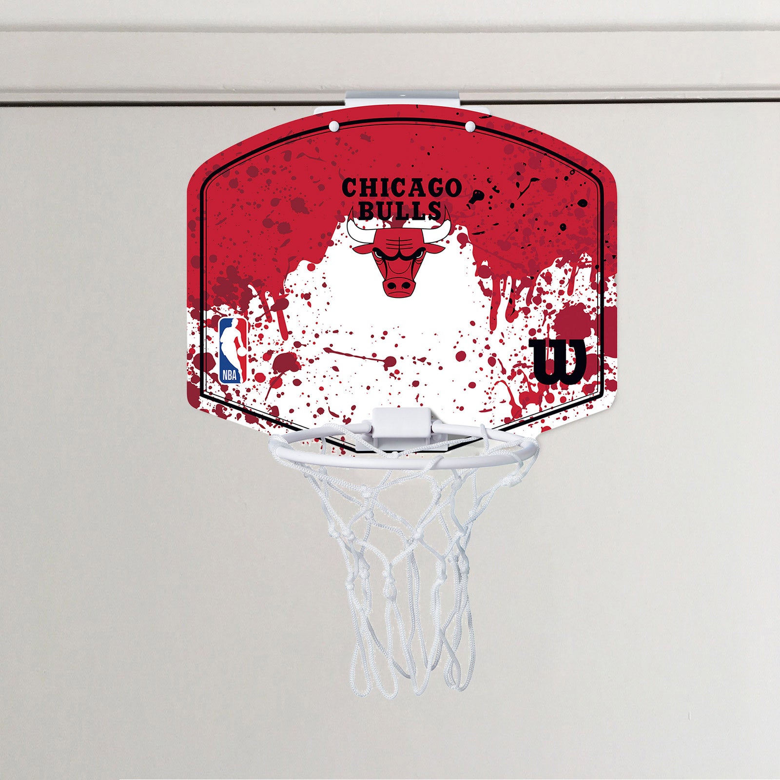 NBA Chicago Bulls Over The Door Mini Basketball Hoop