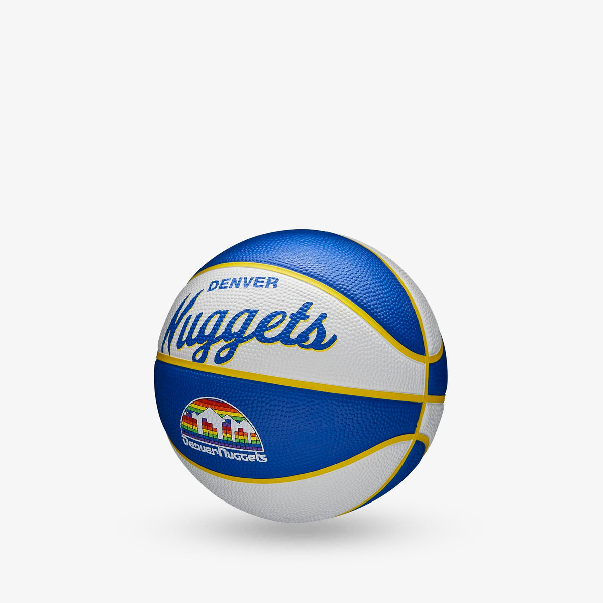 Denver Nuggets NBA Team Retro Mini Basketball - Size 3