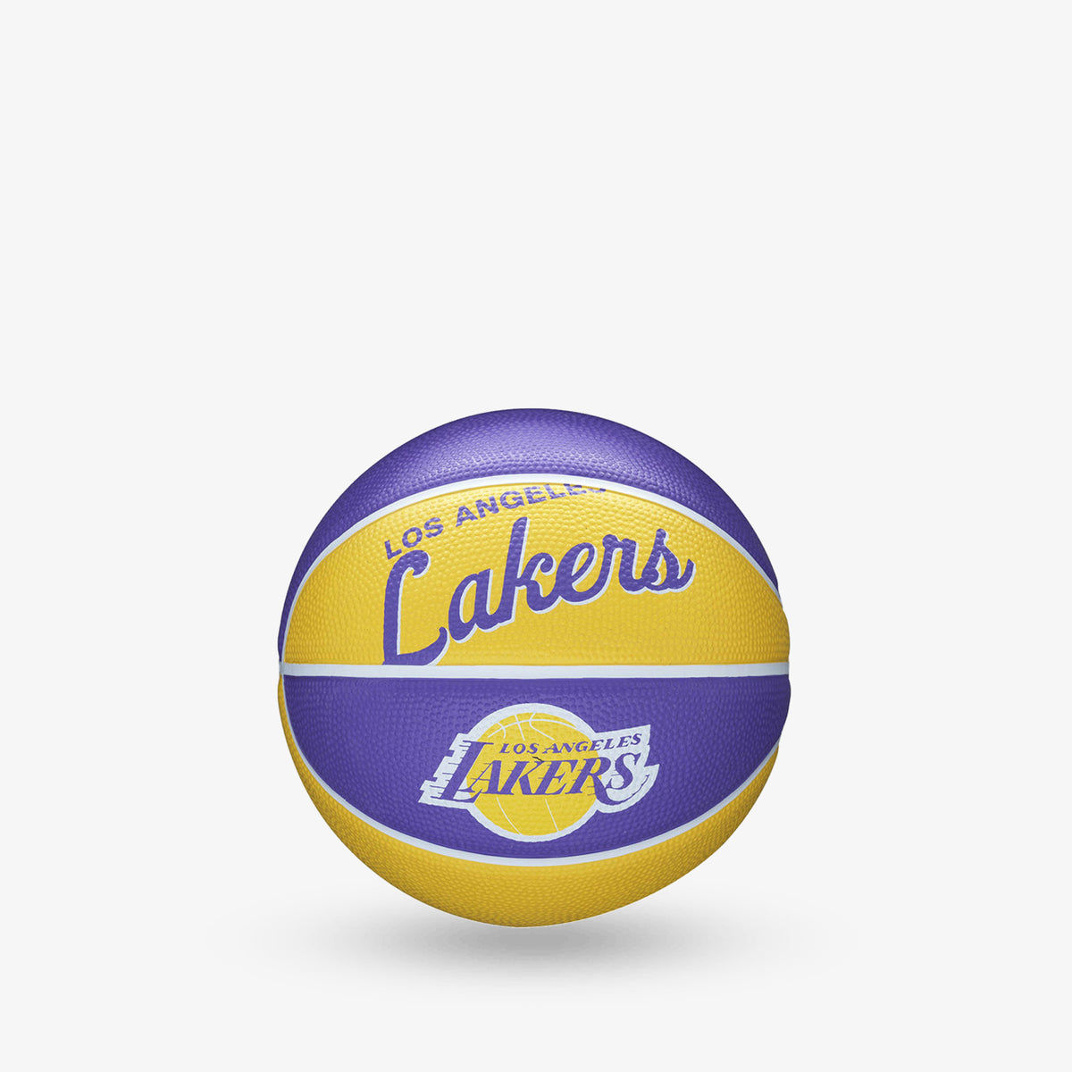 Los Angeles Lakers NBA Team Retro Mini Basketball - Size 3