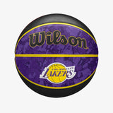 Los Angeles Lakers Tie Dye Basketball & Pump - Size 7