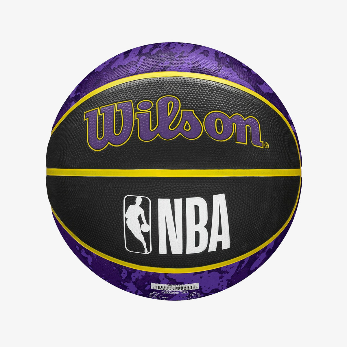 Los Angeles Lakers Tie Dye Basketball &amp; Pump - Size 7