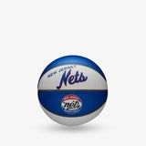 New Jersey Nets NBA Team Retro Mini Basketball - Size 3