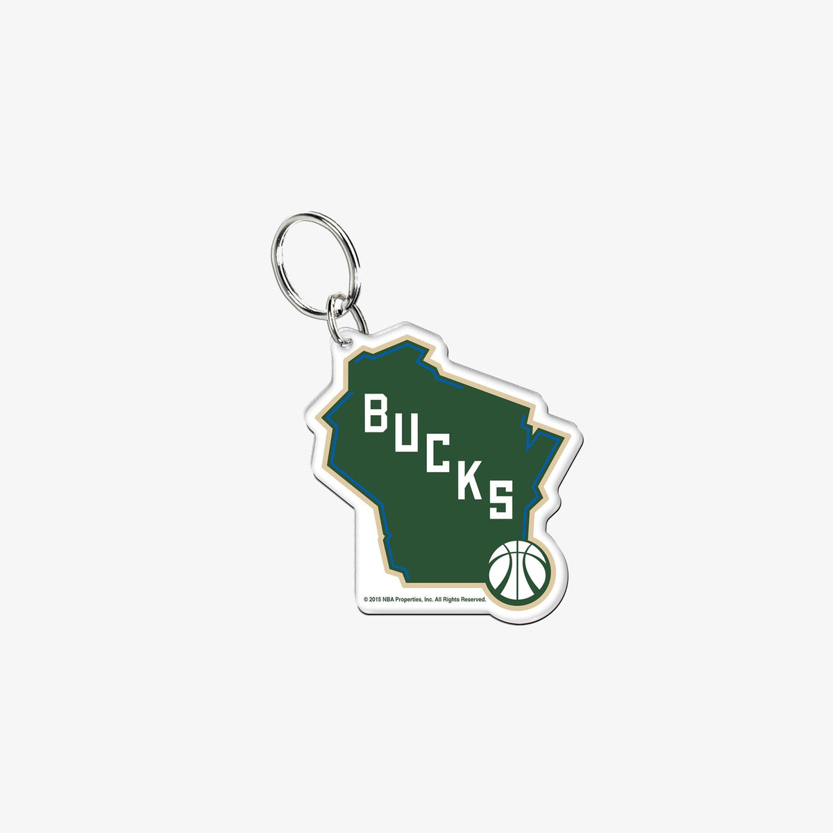 Milwaukee Bucks Premium Acrylic Key Ring